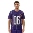 Custom Sublimated Crew Neck Mesh Football Jersey | https://www.bestnamebadges.com