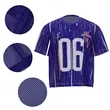 Custom Sublimated Crew Neck Mesh Football Jersey | https://www.bestnamebadges.com