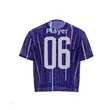 Custom Sublimated Crew Neck Mesh Football Jersey | https://www.bestnamebadges.com