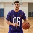 Custom Sublimated Crew Neck Mesh Football Jersey | https://www.bestnamebadges.com
