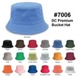 Premium Bucket hat 100% Cotton | https://www.bestnamebadges.com