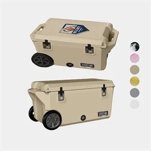 75 QT Wyld Gear® USA-Made Wheeled Hard Cooler (19" x 40")
