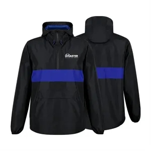 Men's Half Zip Pullover Windbreaker Anorak Jacket