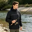 Men's Lightweight Waterproof Packable Hooded Rain Jacket | https://www.bestnamebadges.com