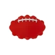 Football Shape Push Pop Fidget Sensory Toy | https://www.bestnamebadges.com