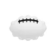Football Shape Push Pop Fidget Sensory Toy | https://www.bestnamebadges.com