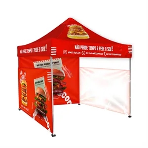 10' x 10' Custom Event Tent with Steel Frame with walls