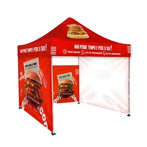 10' x 10' Custom Event Tent with Steel Frame with walls