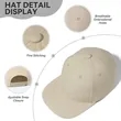 6 Panel Mid Profile Cotton Canvas Baseball Cap With Snapback | https://www.bestnamebadges.com