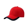 Promotional Color Blocked Cotton Twill Baseball Cap | https://www.bestnamebadges.com