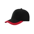 Promotional Color Blocked Cotton Twill Baseball Cap | https://www.bestnamebadges.com