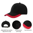 Promotional Color Blocked Cotton Twill Baseball Cap | https://www.bestnamebadges.com