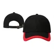 Promotional Color Blocked Cotton Twill Baseball Cap | https://www.bestnamebadges.com