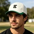 Promotional Color Blocked Cotton Twill Baseball Cap | https://www.bestnamebadges.com