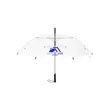 46" Auto Open Clear Umbrella | https://www.bestnamebadges.com