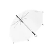 46" Auto Open Clear Umbrella | https://www.bestnamebadges.com