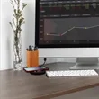 SCX Innovative Design™ Desk Organizer with 10W Charging Base | https://www.bestnamebadges.com