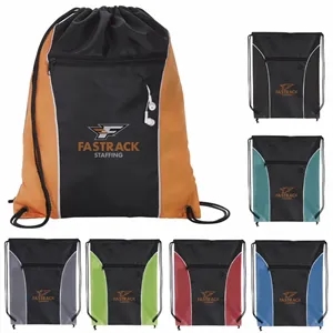 Good Value™ Midpoint Drawstring Backpack | https://www.bestnamebadges.com