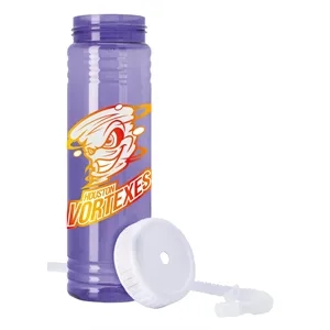 Garyline® Slim Fit Water Bottle With Straw Lid - 24 oz.