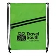 Good Value™ Neon Multi-Zippered Drawstring Backpack | https://www.bestnamebadges.com