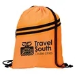 Good Value™ Neon Multi-Zippered Drawstring Backpack | https://www.bestnamebadges.com