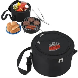 Koozie-Portable-BBQ-with-Cooler-Bag