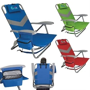 Koozie® Clearwater Beach Backpack Chair | https://www.bestnamebadges.com