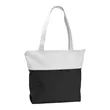 Good Value™ Poly Pro Two-Tone Zippered Tote | https://www.bestnamebadges.com