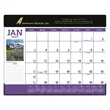 Triumph® Calendars Scenic Desk Pad | https://www.bestnamebadges.com