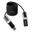 All-Over Braided Long Cable Extender | https://www.bestnamebadges.com