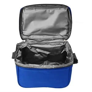 Dual Compartment 6-Can Cooler | https://www.bestnamebadges.com
