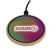 SCX Innovative Design™ Full-Color Bamboo 15W Wireless Cha... | https://www.bestnamebadges.com