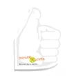 Souvenir® Sticky Note™ 4" x 3" Die Cut Pad, 25 sheet | https://www.bestnamebadges.com