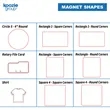 Good Value™ 30 Mil Large Stock Shape Magnet | https://www.bestnamebadges.com