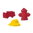 Pencil-Top Eraser Firefighter Collection | https://www.bestnamebadges.com