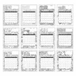 Triumph® Calendars Small Monthly Desk Pad Calendar - Colo... | https://www.bestnamebadges.com
