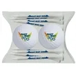 2-Ball 12-Tee Pillow Pack | https://www.bestnamebadges.com
