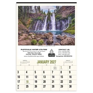 Products Scenic America® Executive-White Ad Calendar