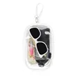 Good Value™ Clear Recycled TPU Hanging Accessory Pouch | https://www.bestnamebadges.com