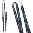 Universal Source® 5/8" Adjustable Polyester 4 Color Lanyard | https://www.bestnamebadges.com