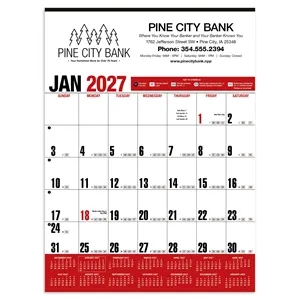 Products Yearly Record® Red Calendar