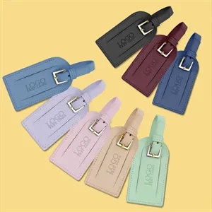 Custom Genuine Leather Luggage Tag