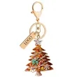 Custom Metal Christmas Tree Keychain | https://www.bestnamebadges.com
