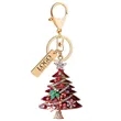 Custom Metal Christmas Tree Keychain | https://www.bestnamebadges.com