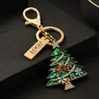 Custom Metal Christmas Tree Keychain | https://www.bestnamebadges.com