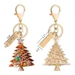 Custom Metal Christmas Tree Keychain | https://www.bestnamebadges.com