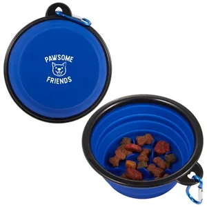 Collapsible Slow Feeder Bowl | https://www.bestnamebadges.com