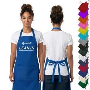 Kitchen Apron w/ Custom Imprint & Adjustable Strap 22" x 32"