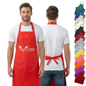Kitchen Apron w/ Custom Imprint & Adjustable Strap 24" x 35"