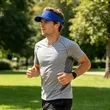 Adjustable Performance Mesh Running Visor Hat | https://www.bestnamebadges.com